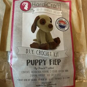 Hardicraft Easy Crafting Crochet Kit "Puppy Fiep" By Christel‎ Kuikkert NIP